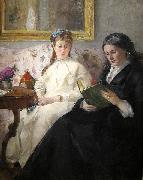 Berthe Morisot Mother and Sister of the Artist painting